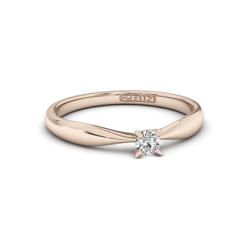 Verlobungsring ZRIN Modell 607 aus Roségold