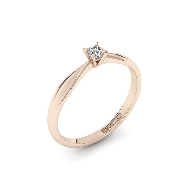Verlobungsring ZRIN Modell 607 aus Roségold