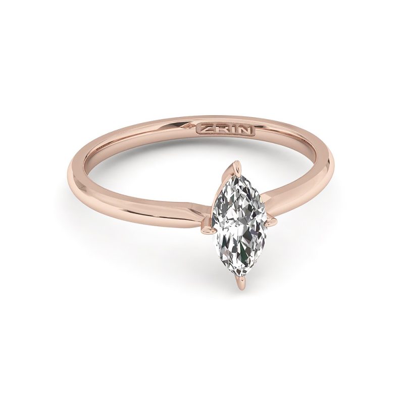 Verlobungsring ZRIN Modell 654 aus Roségold