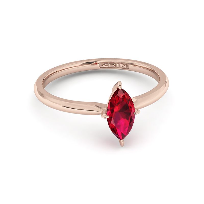 Verlobungsring ZRIN Modell 654 aus Roségold