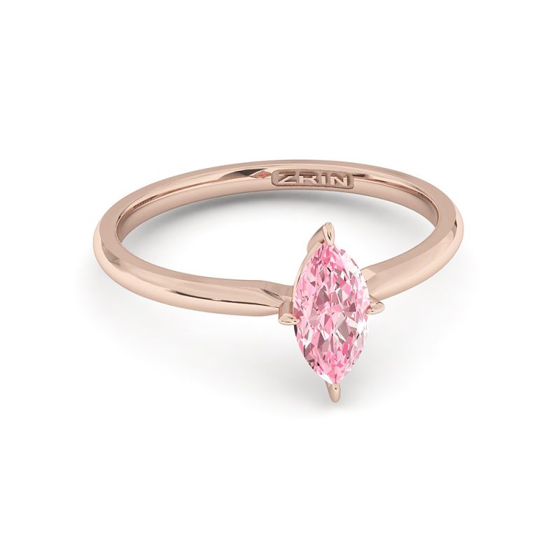 Verlobungsring ZRIN Modell 654 aus Roségold
