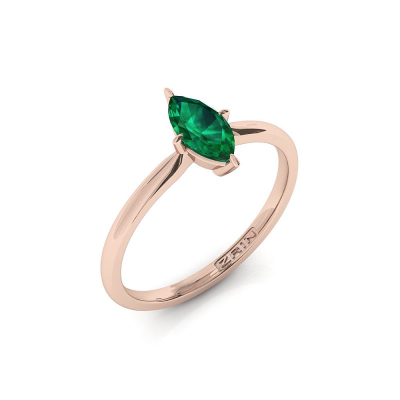 Verlobungsring ZRIN Modell 654 aus Roségold