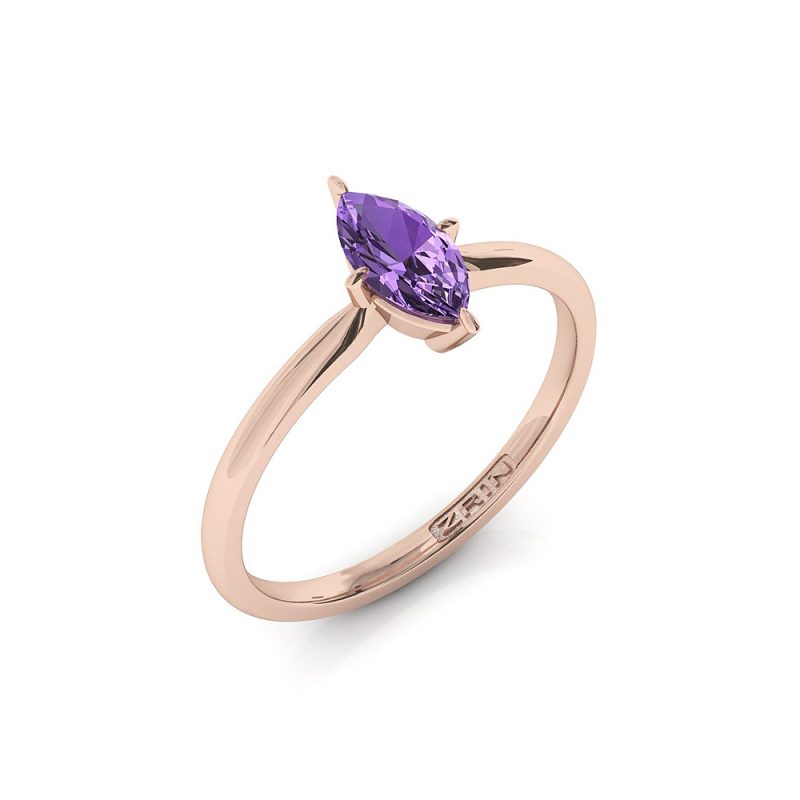 Verlobungsring ZRIN Modell 654 aus Roségold