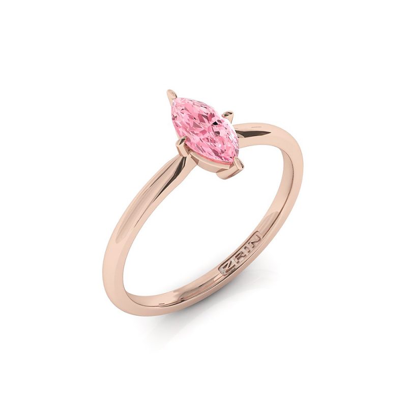 Verlobungsring ZRIN Modell 654 aus Roségold