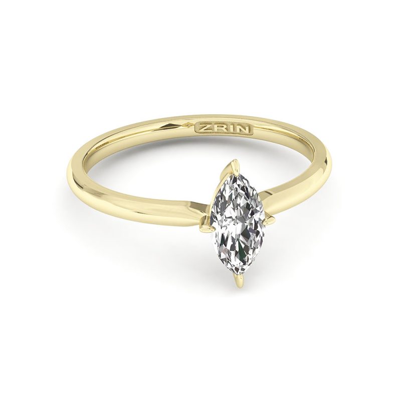 Verlobungsring ZRIN Modell 654 aus Gelbgold