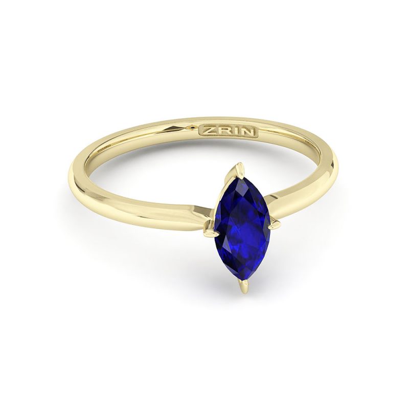 Verlobungsring ZRIN Modell 654 aus Gelbgold
