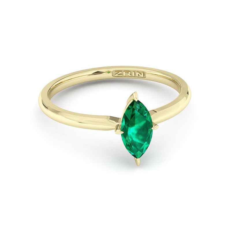 Verlobungsring ZRIN Modell 654 aus Gelbgold