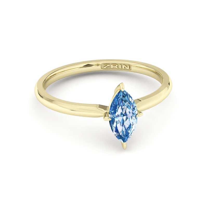 Verlobungsring ZRIN Modell 654 aus Gelbgold