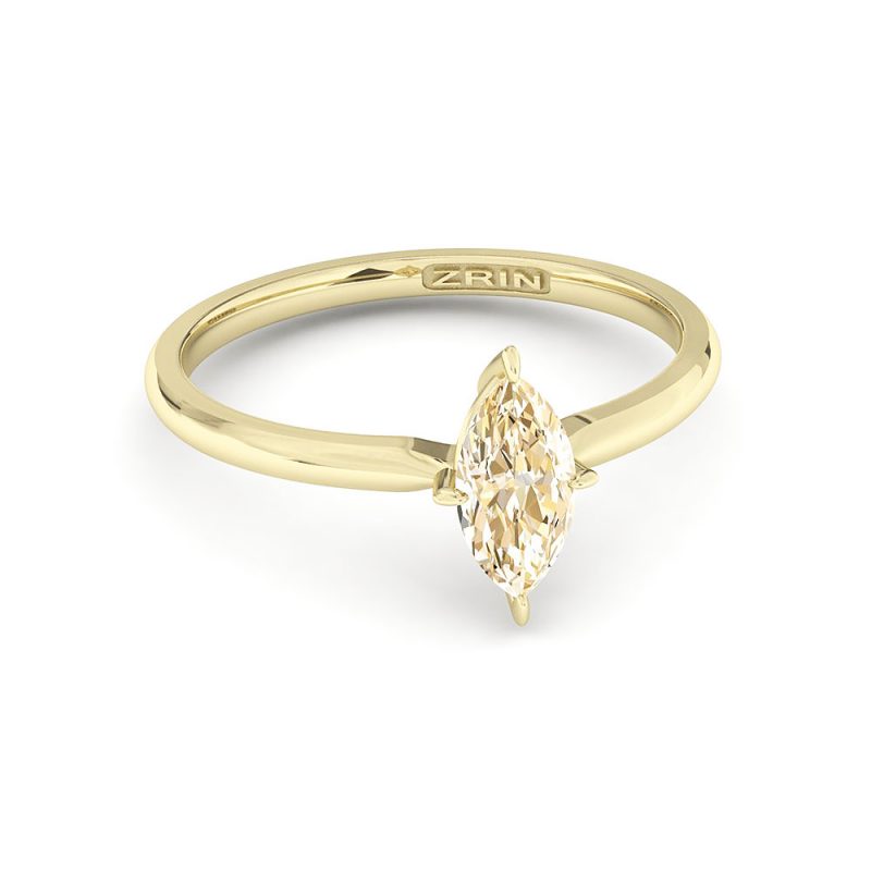 Verlobungsring ZRIN Modell 654 aus Gelbgold