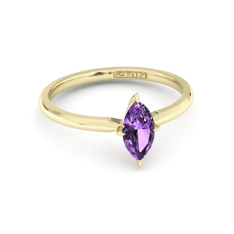 Verlobungsring ZRIN Modell 654 aus Gelbgold