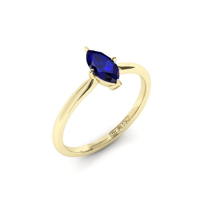Verlobungsring ZRIN Modell 654 aus Gelbgold