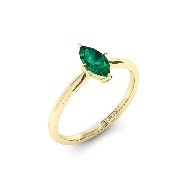 Verlobungsring ZRIN Modell 654 aus Gelbgold