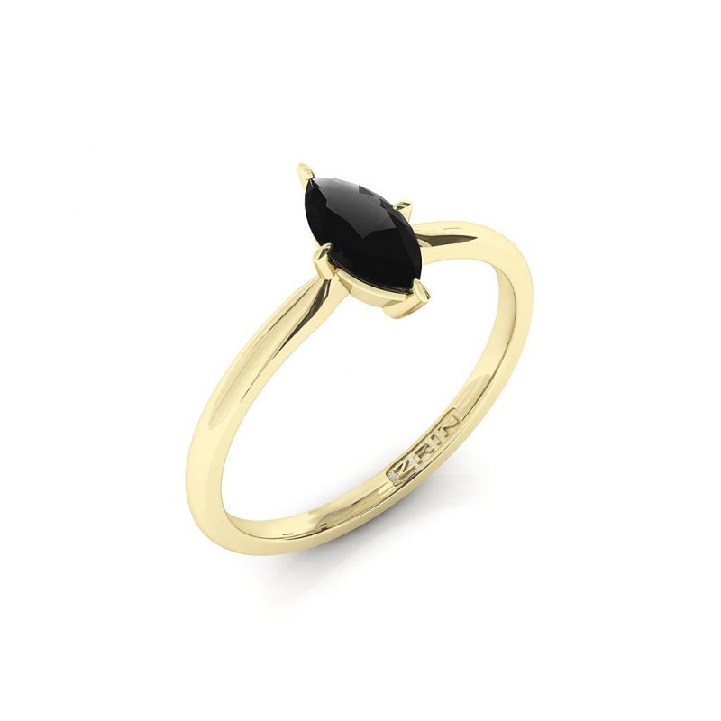 Verlobungsring ZRIN Modell 654 aus Gelbgold