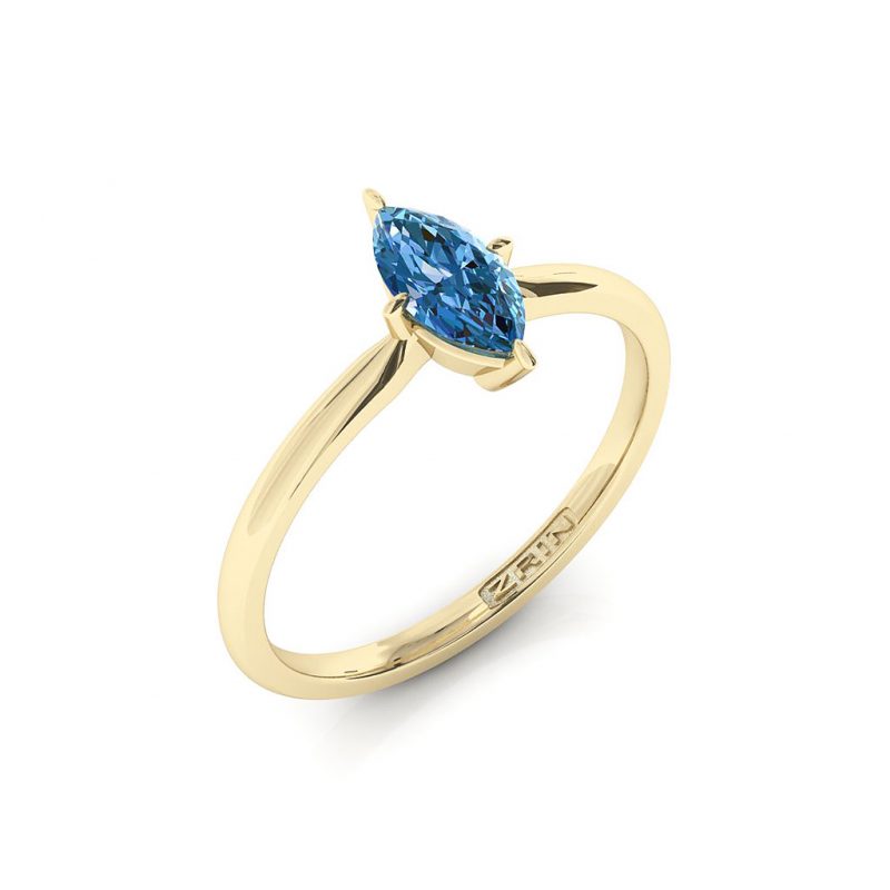Verlobungsring ZRIN Modell 654 aus Gelbgold