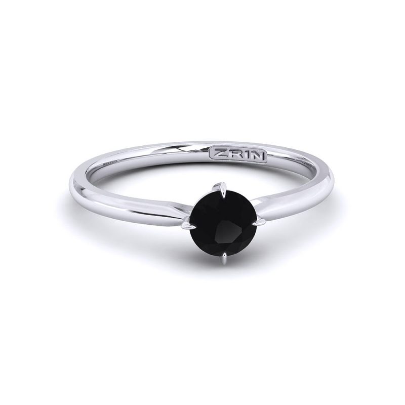 ZRIN engagement ring model 655, white gold