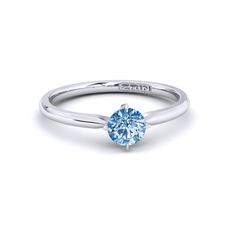ZRIN engagement ring model 655, white gold