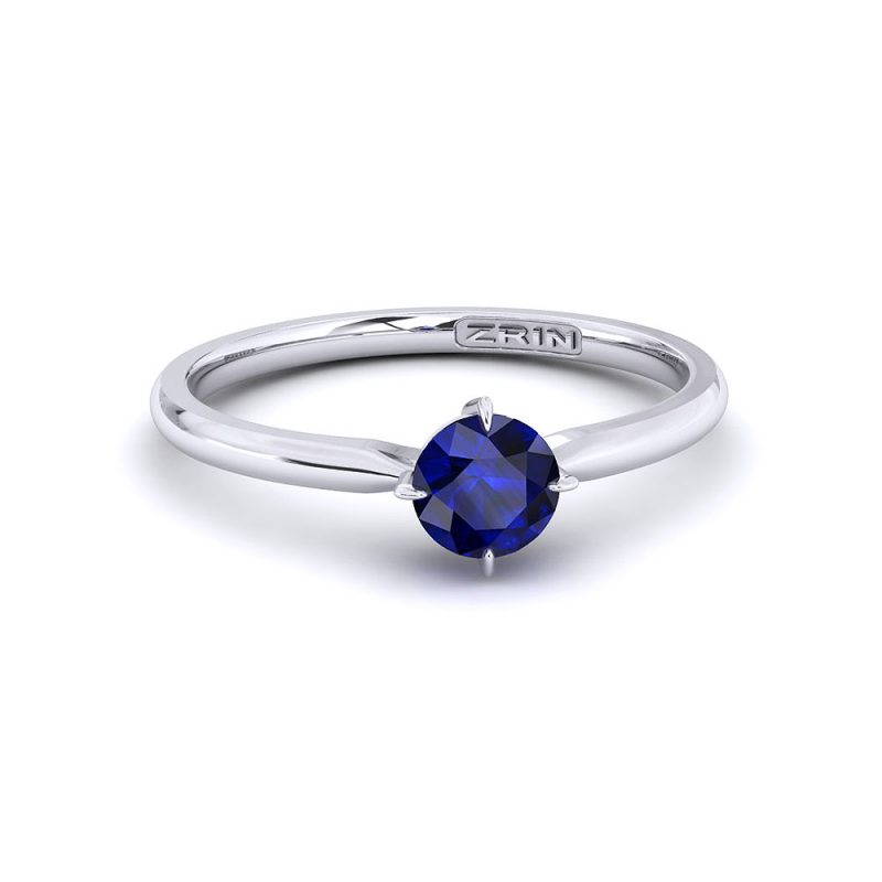 ZRIN engagement ring model 655, white gold
