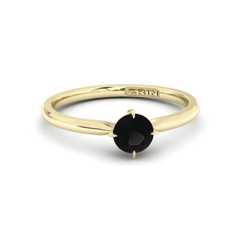 ZRIN engagement ring model 655, yellow gold