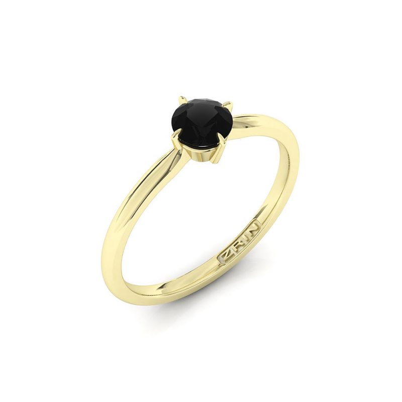 ZRIN engagement ring model 655, yellow gold