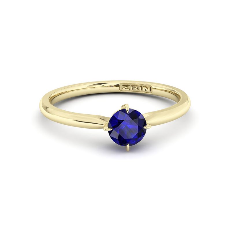 ZRIN engagement ring model 655, yellow gold