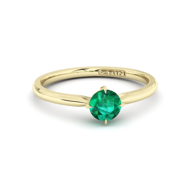 ZRIN engagement ring model 655, yellow gold