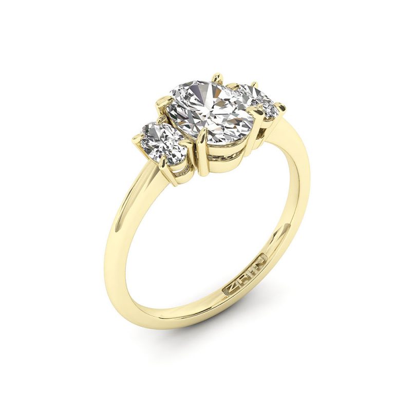 Verlobungsring ZRIN Modell 660 aus Gelbgold