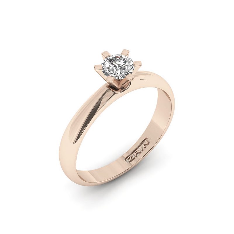 Verlobungsring ZRIN Modell 665 aus Roségold