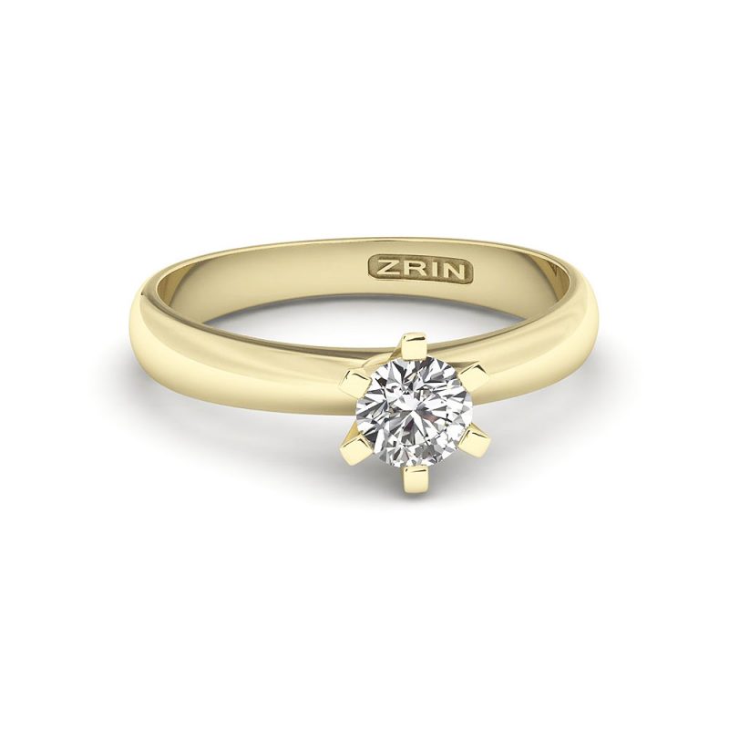 Verlobungsring ZRIN Modell 665 aus Gelbgold