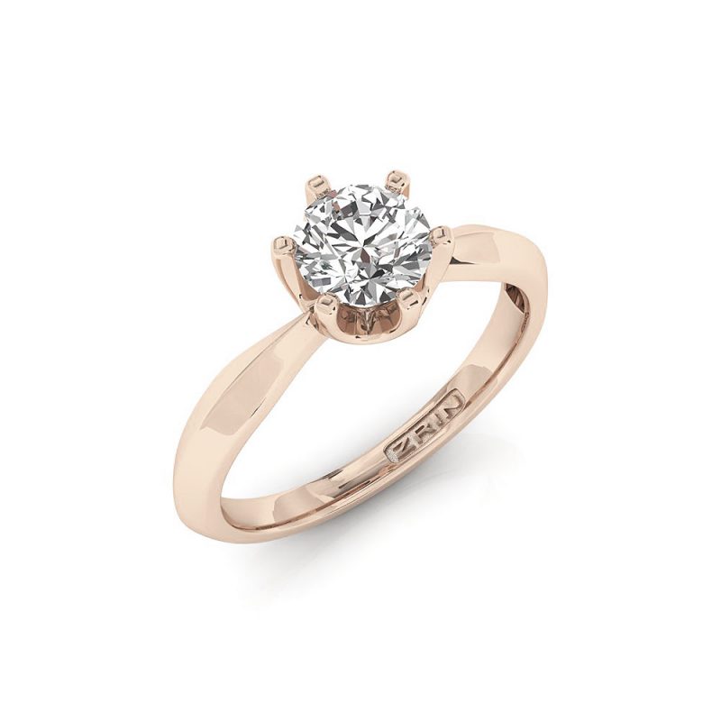 Verlobungsring ZRIN Modell 693 aus Roségold