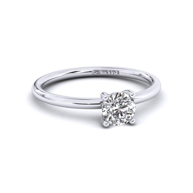 ZRIN engagement ring model 698, white gold