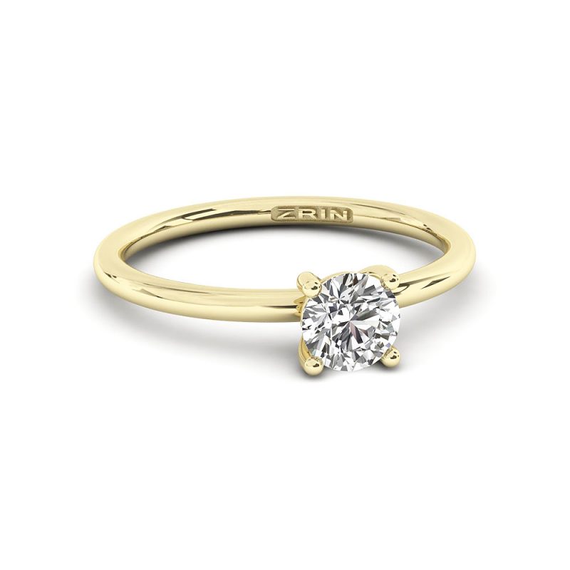 ZRIN engagement ring model 698, yellow gold