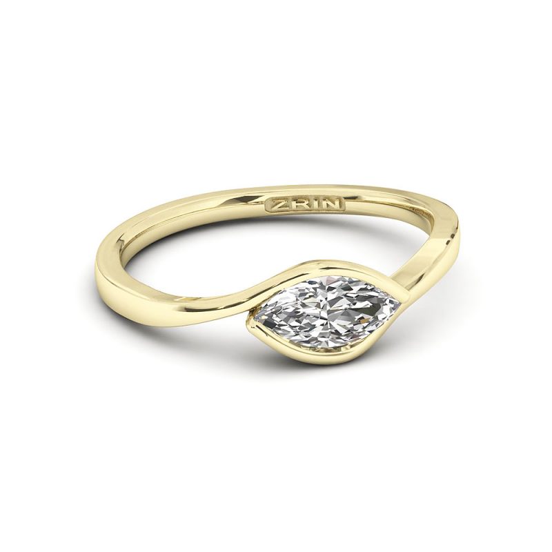 Verlobungsring ZRIN Modell 709 aus Gelbgold