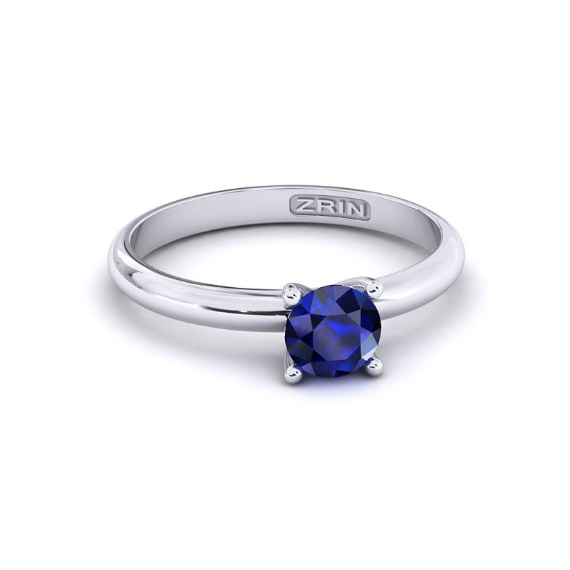 ZRIN engagement ring model 711-3, white gold