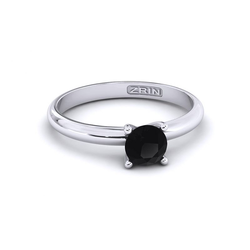 ZRIN engagement ring model 711-3, white gold