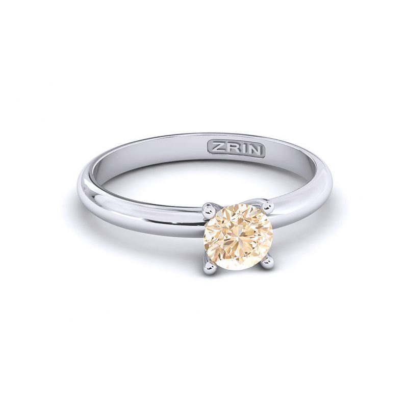 ZRIN engagement ring model 711-3, white gold