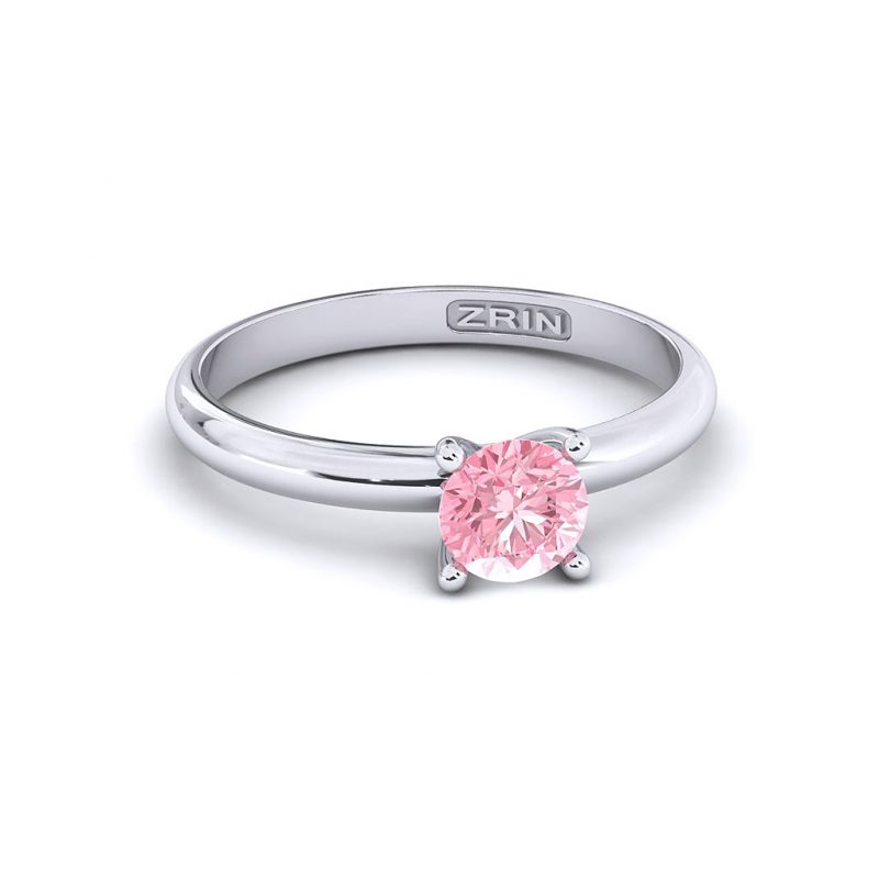 ZRIN engagement ring model 711-3, white gold