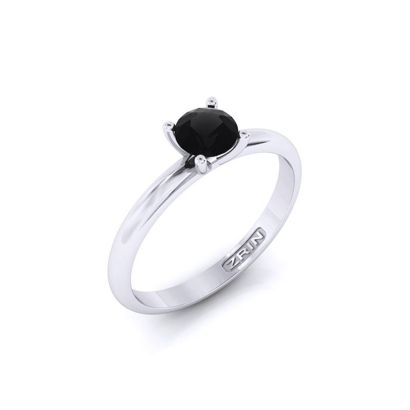 ZRIN engagement ring model 711-3, white gold