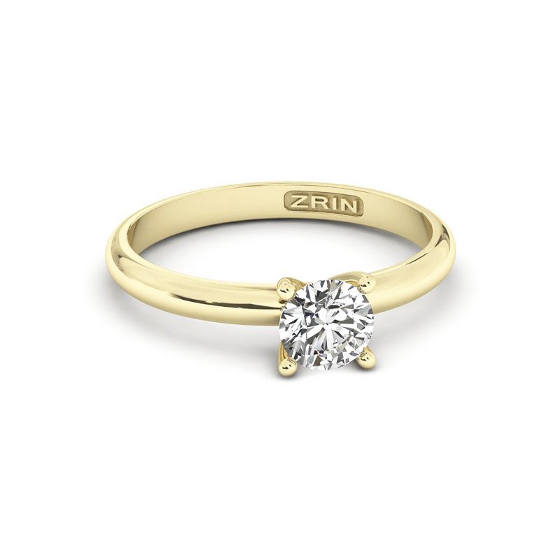 ZRIN engagement ring model 711-3, yellow gold