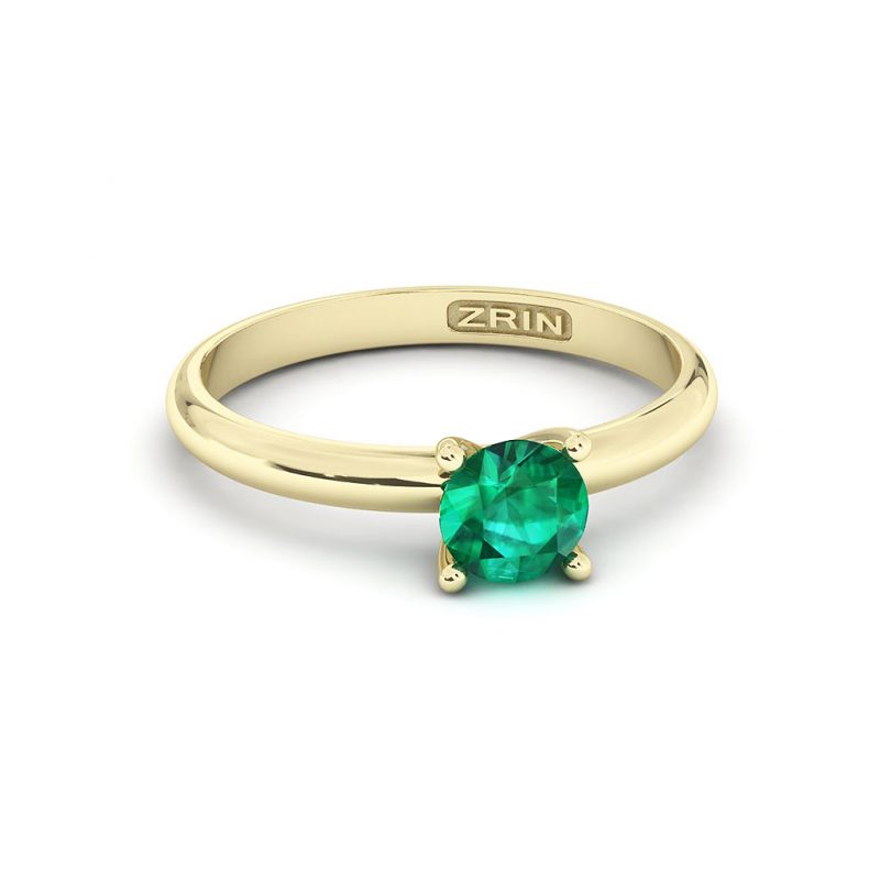 ZRIN engagement ring model 711-3, yellow gold