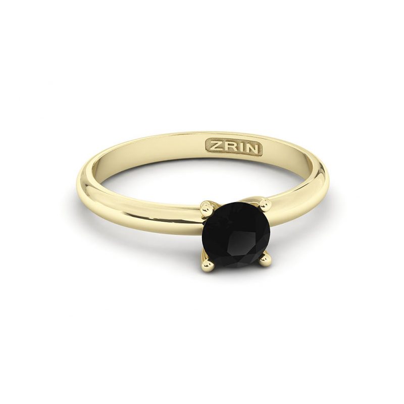 ZRIN engagement ring model 711-3, yellow gold
