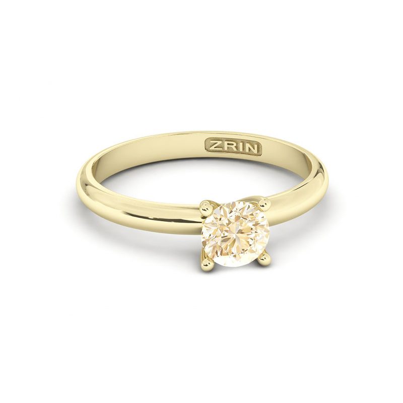 ZRIN engagement ring model 711-3, yellow gold