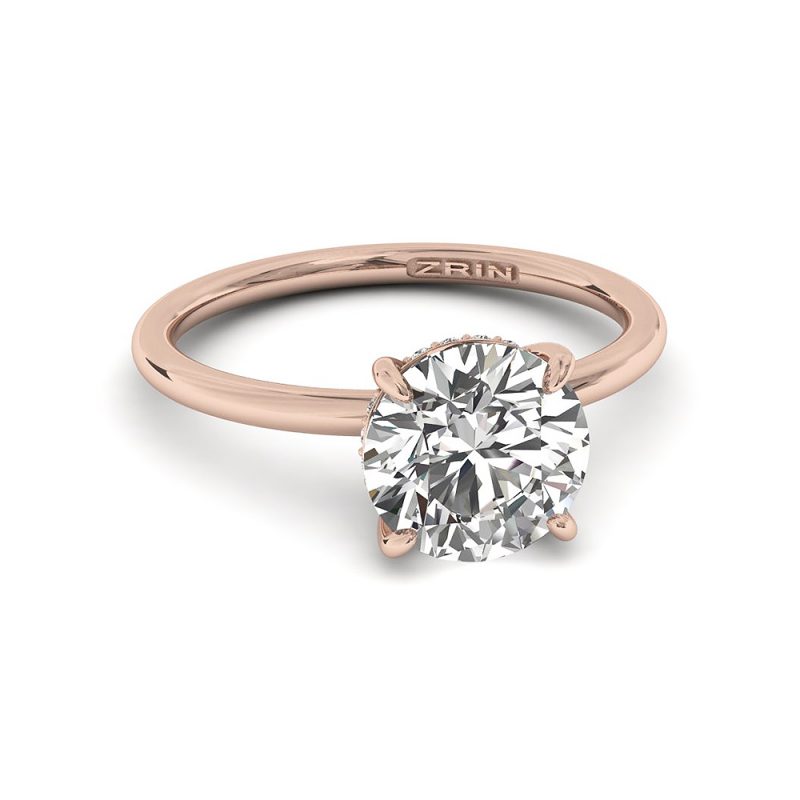 Verlobungsring ZRIN Modell 715-3 aus Roségold