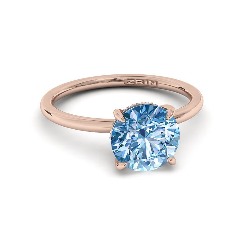 Verlobungsring ZRIN Modell 715-3 aus Roségold