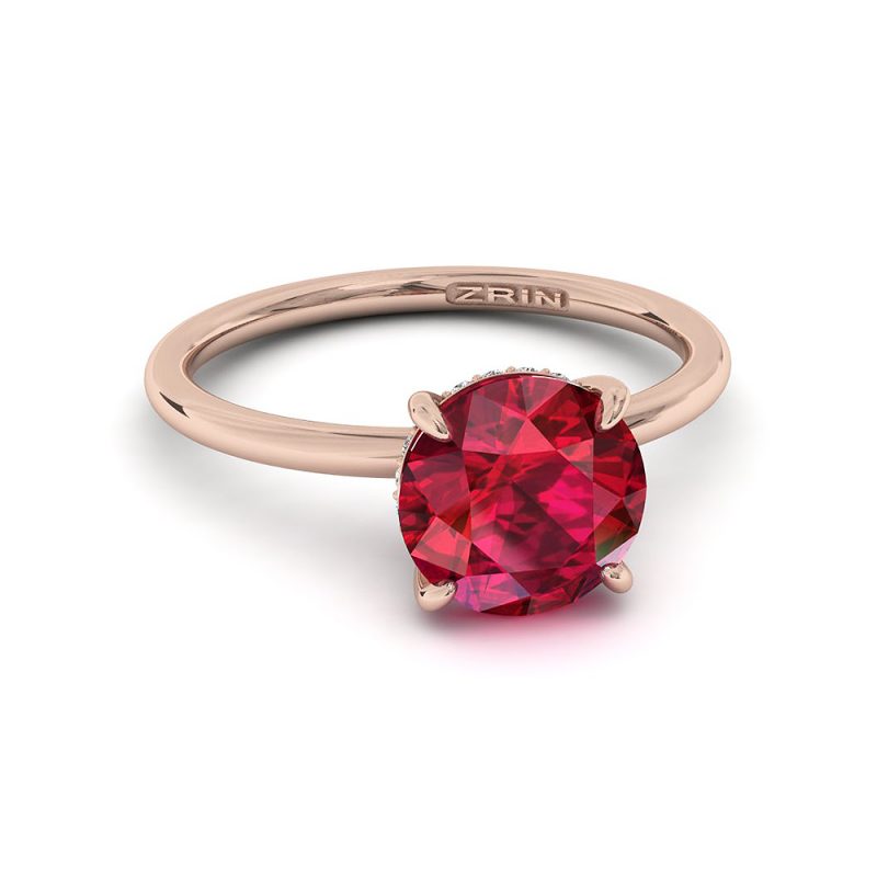 Verlobungsring ZRIN Modell 715-3 aus Roségold