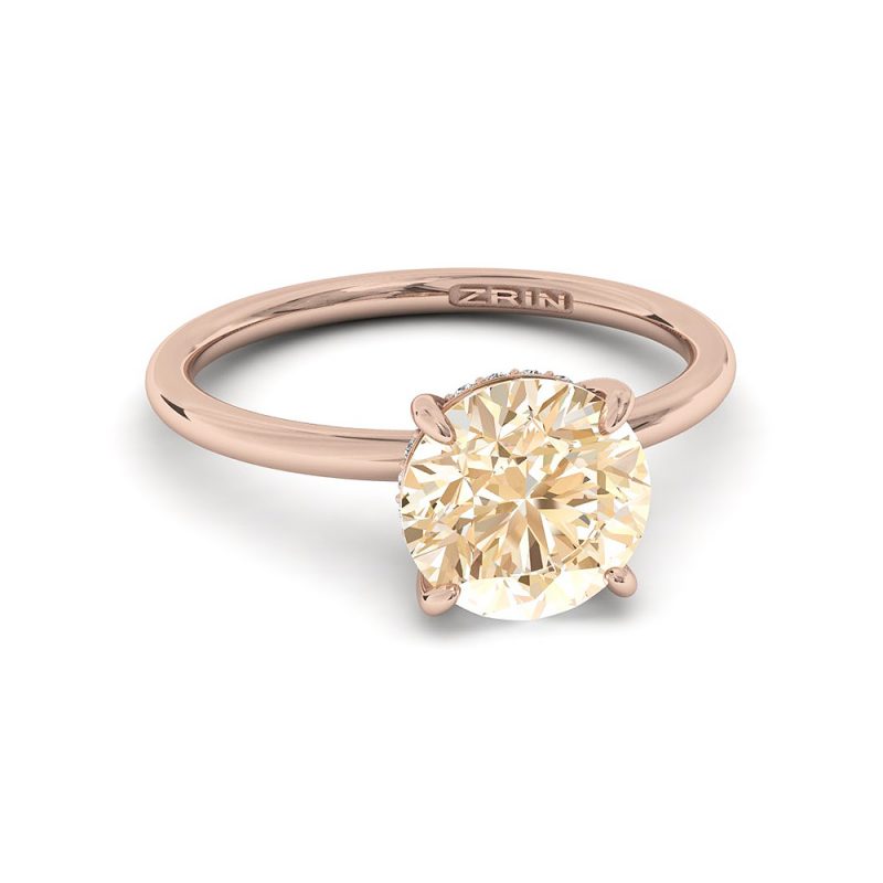 Verlobungsring ZRIN Modell 715-3 aus Roségold