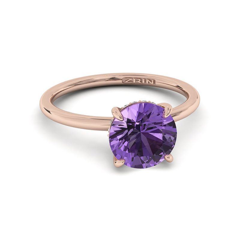 Verlobungsring ZRIN Modell 715-3 aus Roségold