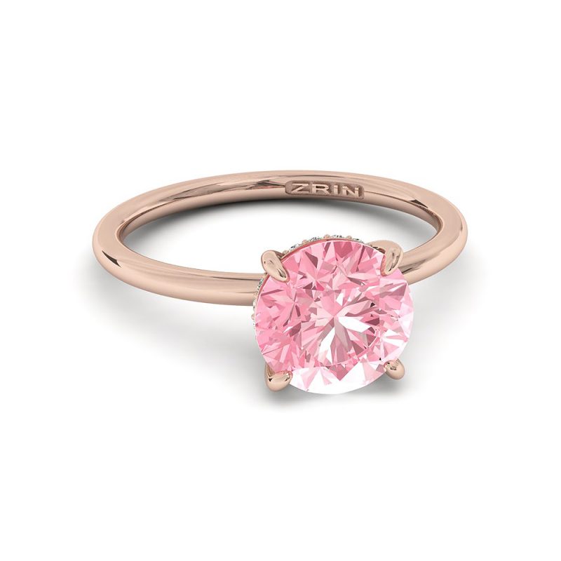 Verlobungsring ZRIN Modell 715-3 aus Roségold