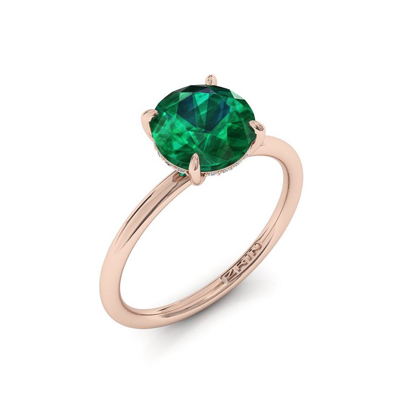 Verlobungsring ZRIN Modell 715-3 aus Roségold