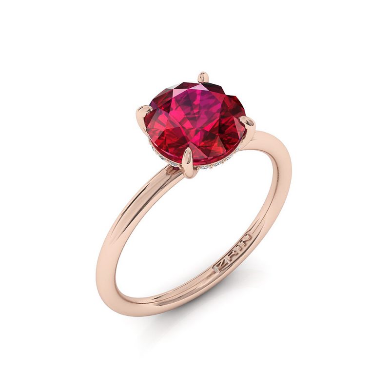 Verlobungsring ZRIN Modell 715-3 aus Roségold