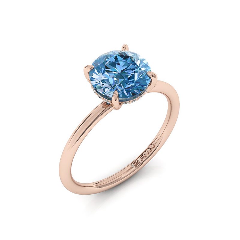 Verlobungsring ZRIN Modell 715-3 aus Roségold